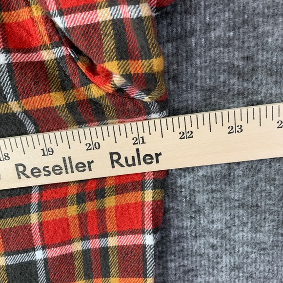 Denim & Supply Ralph Lauren Shirt Men Medium Red Plaid Utility Flannel - Picture 8 of 9